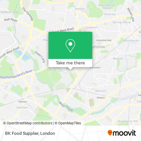 BK Food Supplier map