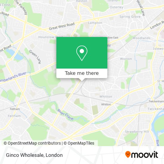 Ginco Wholesale map