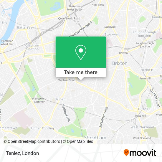 Teniez map