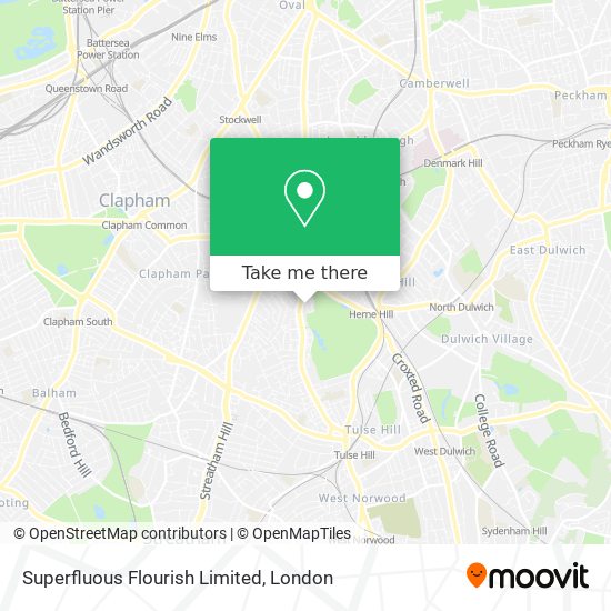 Superfluous Flourish Limited map