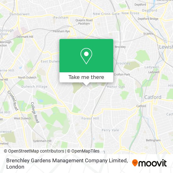 Brenchley Gardens Management Company Limited map