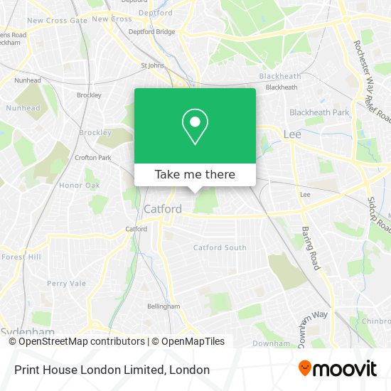 Print House London Limited map