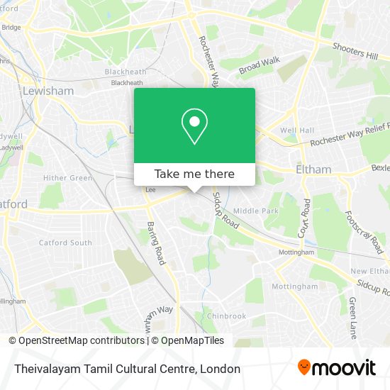 Theivalayam Tamil Cultural Centre map