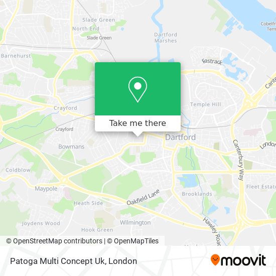 Patoga Multi Concept Uk map