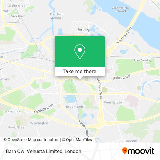 Barn Owl Venusta Limited map