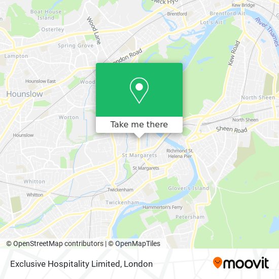 Exclusive Hospitality Limited map