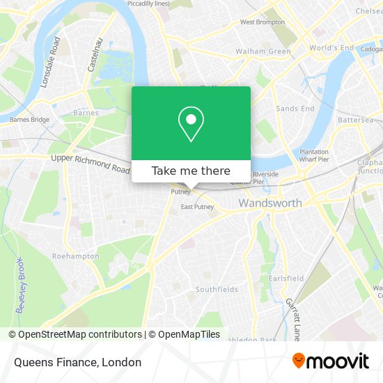 Queens Finance map