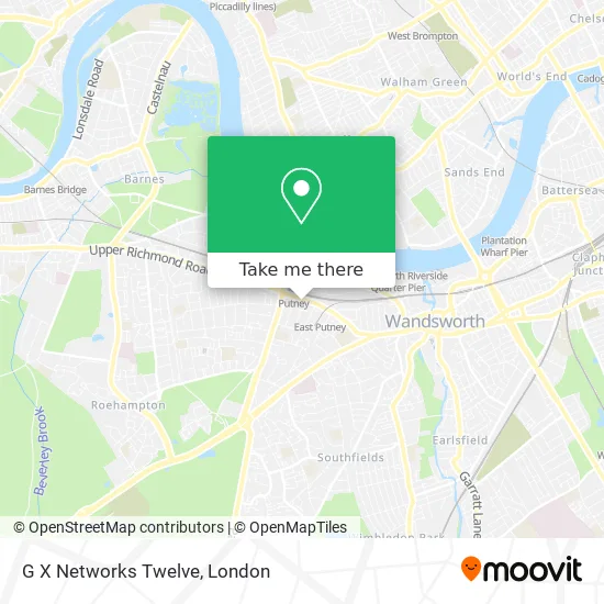 G X Networks Twelve map