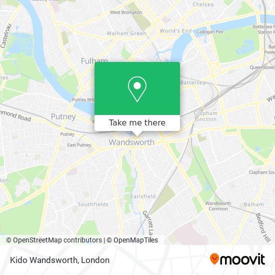 Kido Wandsworth map