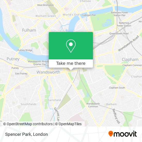Spencer Park map