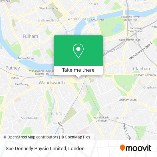 Sue Donnelly Physio Limited map