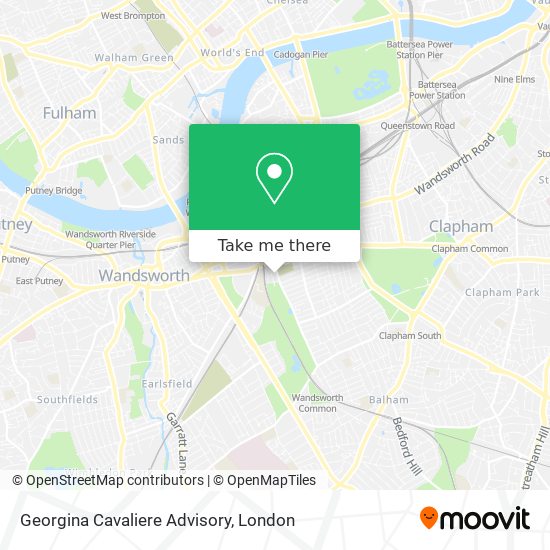 Georgina Cavaliere Advisory map