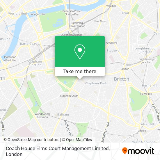 Coach House Elms Court Management Limited map