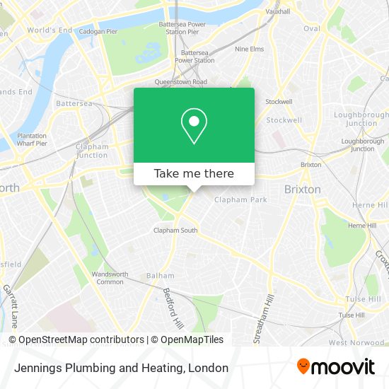 Jennings Plumbing and Heating map