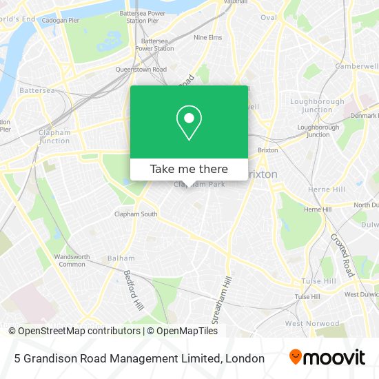 5 Grandison Road Management Limited map