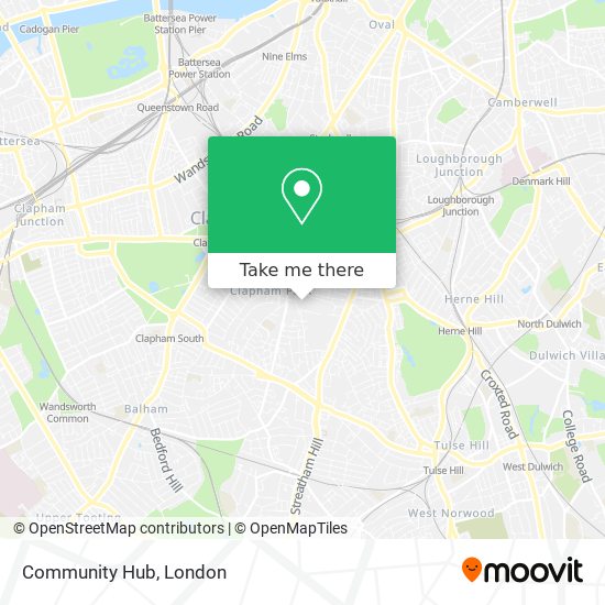 Community Hub map