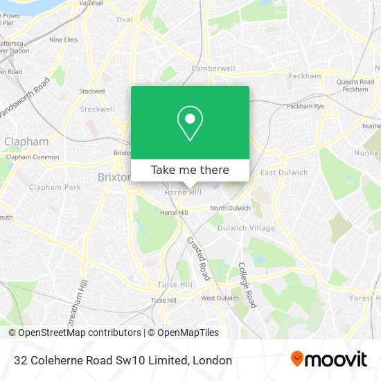 32 Coleherne Road Sw10 Limited map