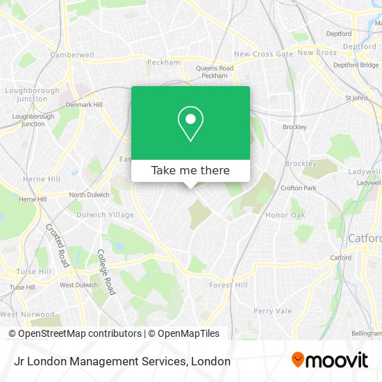 Jr London Management Services map