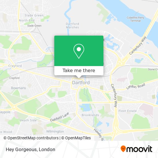 Hey Gorgeous map