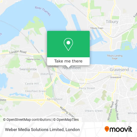 Weber Media Solutions Limited map