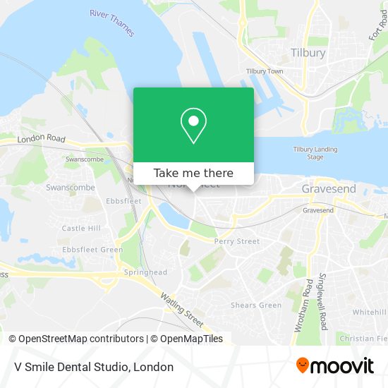 V Smile Dental Studio map