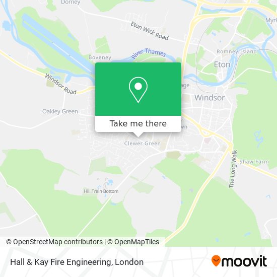 Hall & Kay Fire Engineering map