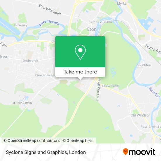 Syclone Signs and Graphics map
