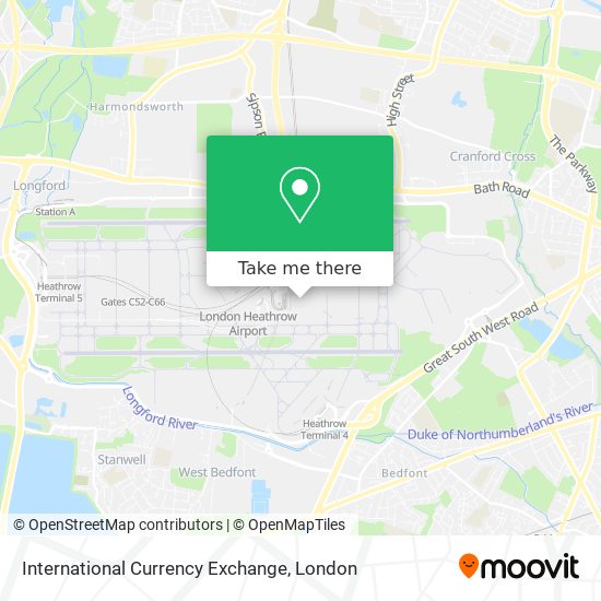 International Currency Exchange map