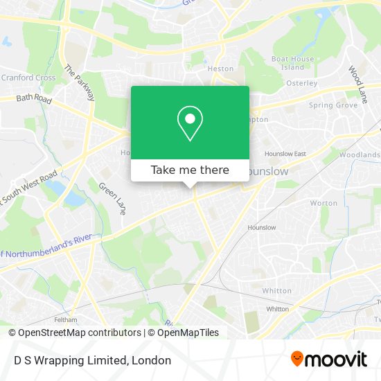 D S Wrapping Limited map