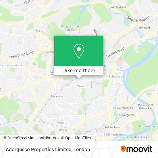 Adorgusco Properties Limited map
