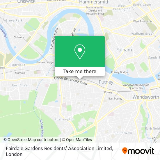 Fairdale Gardens Residents' Association Limited map