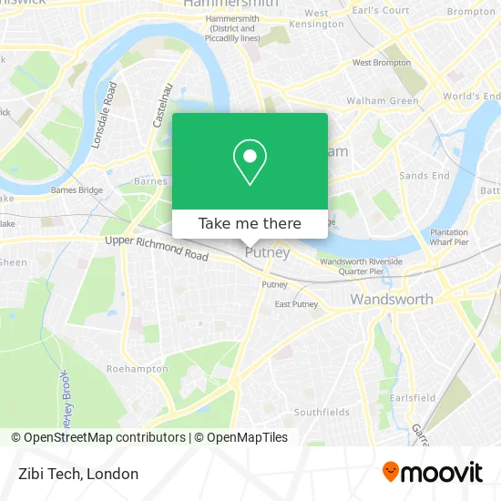 Zibi Tech map
