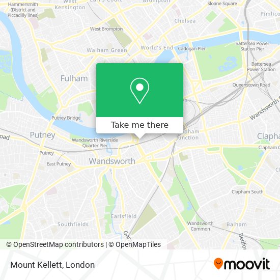 Mount Kellett map
