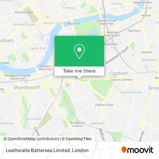 Leathwaite Battersea Limited map
