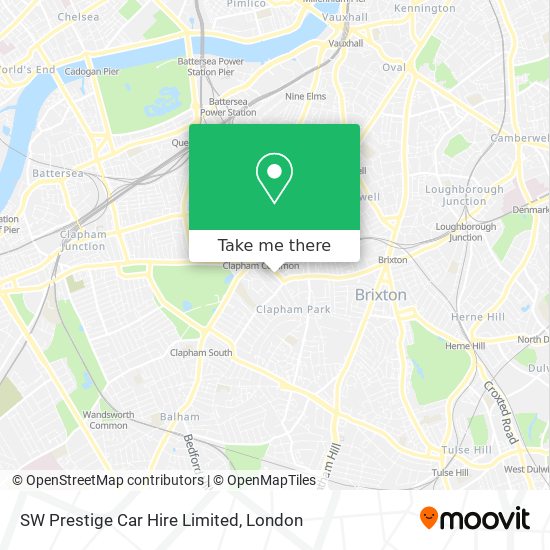 SW Prestige Car Hire Limited map
