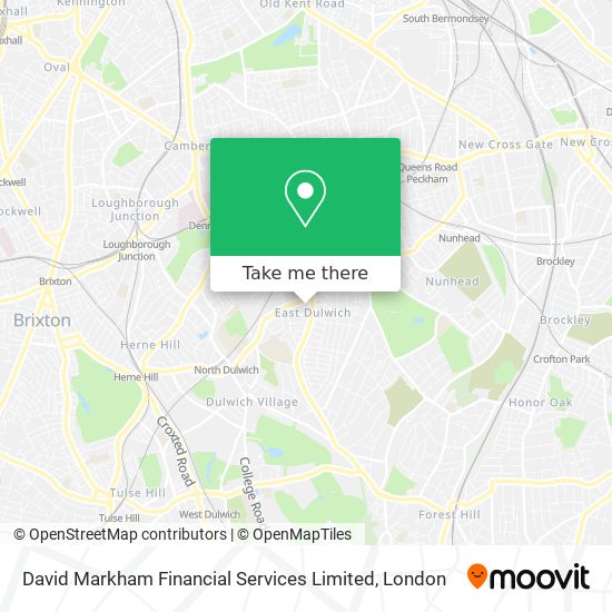 David Markham Financial Services Limited map