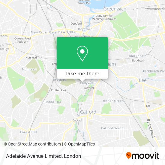 Adelaide Avenue Limited map