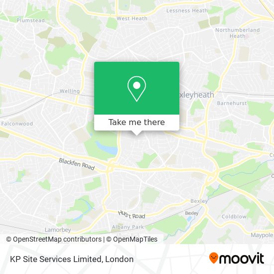 KP Site Services Limited map