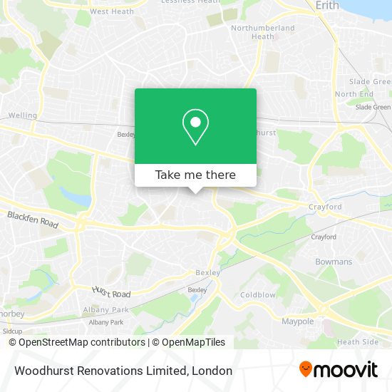 Woodhurst Renovations Limited map