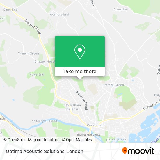Optima Acoustic Solutions map