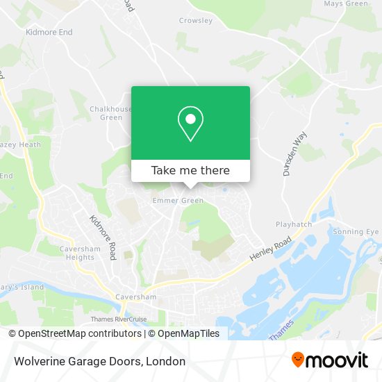 Wolverine Garage Doors map