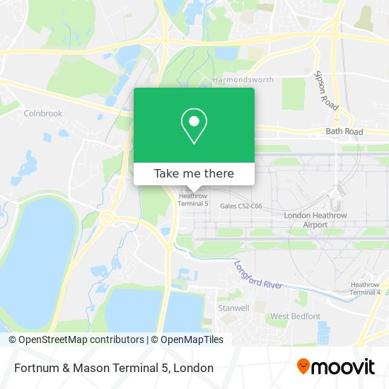 Fortnum & Mason Terminal 5 map