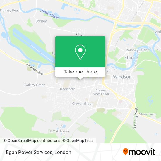 Egan Power Services map