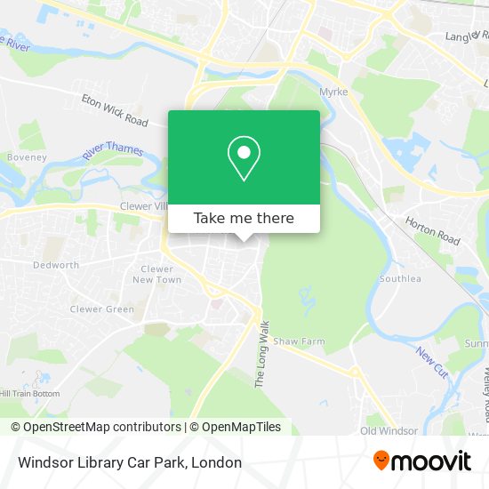 Windsor Library Car Park map