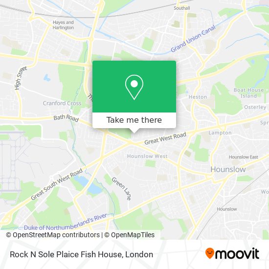 Rock N Sole Plaice Fish House map