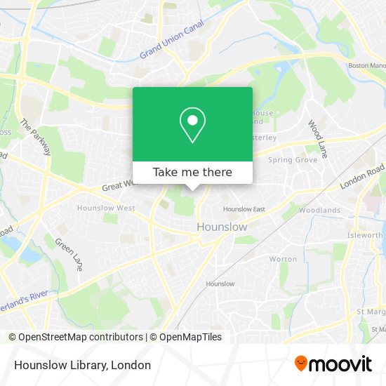 Hounslow Library map