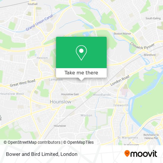 Bower and Bird Limited map
