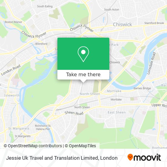 Jessie Uk Travel and Translation Limited map