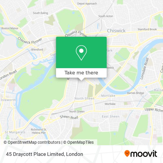 45 Draycott Place Limited map