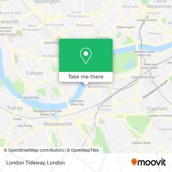 London Tideway map